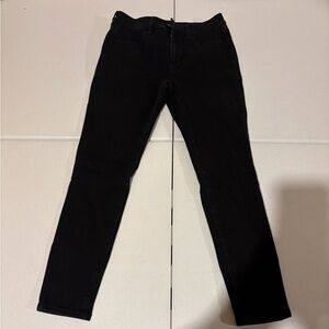 American Eagle Dream Stretch Mid Rise Skinny Black Jeans Women’s Size 28x25